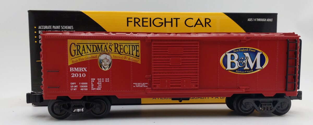 K-Line 6-22677 O Gauge 2010 Netca Division B&M Boxcar LN/Box