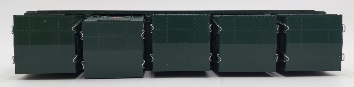 MTH 30-72059 O Guage Railway Express Agency Gondola Car #5969 w/LCL Containers LN/Box