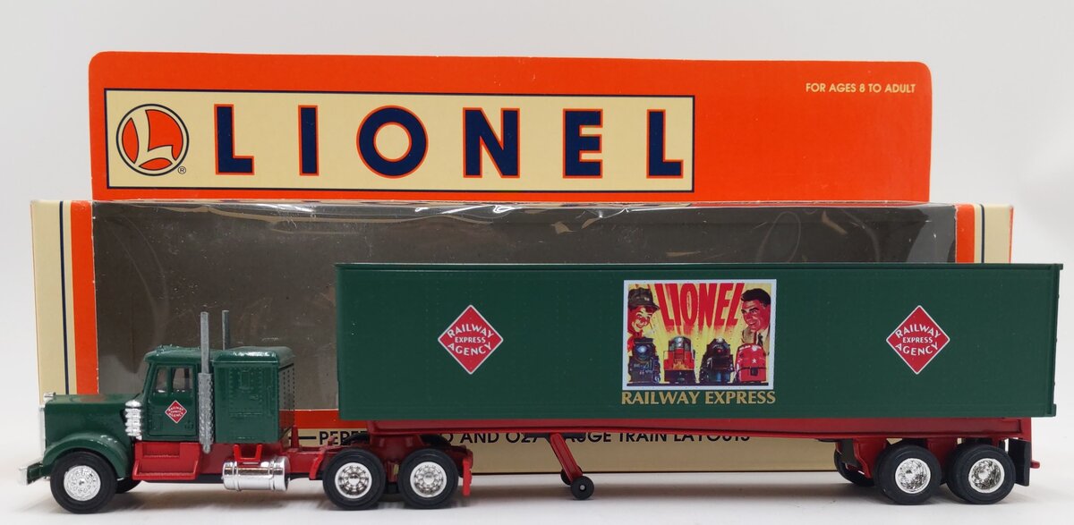 Lionel 6-52117 O Gauge Diecast Lionel REA Tractor Trailer EX/Box
