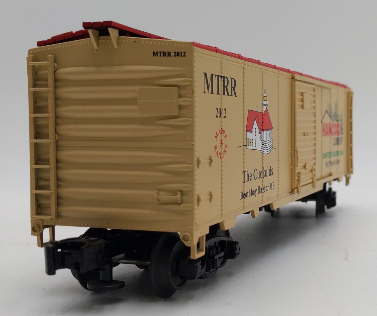 Weaver O Scale Maine 3-Railer Hancock Lumber Steel Side Refrigerator Car LN/Box