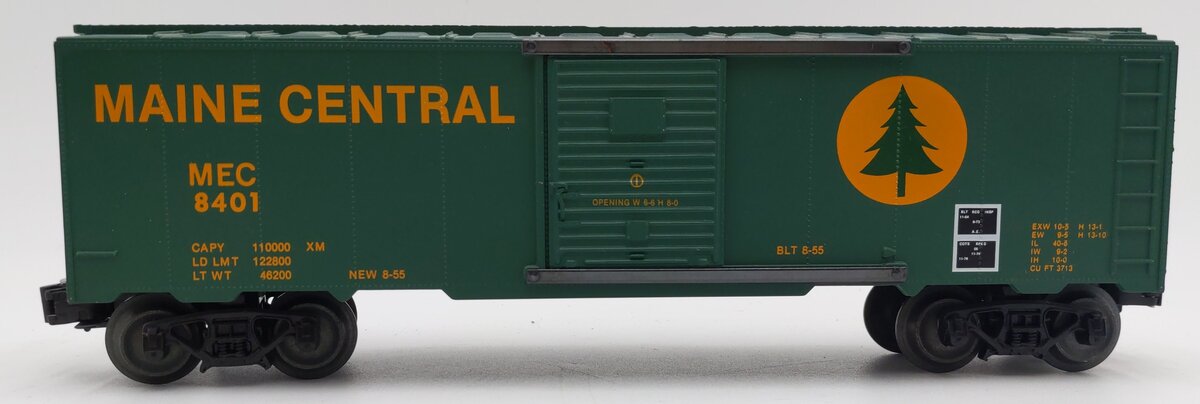 Williams 8401 O Gauge Maine Central Boxcar EX