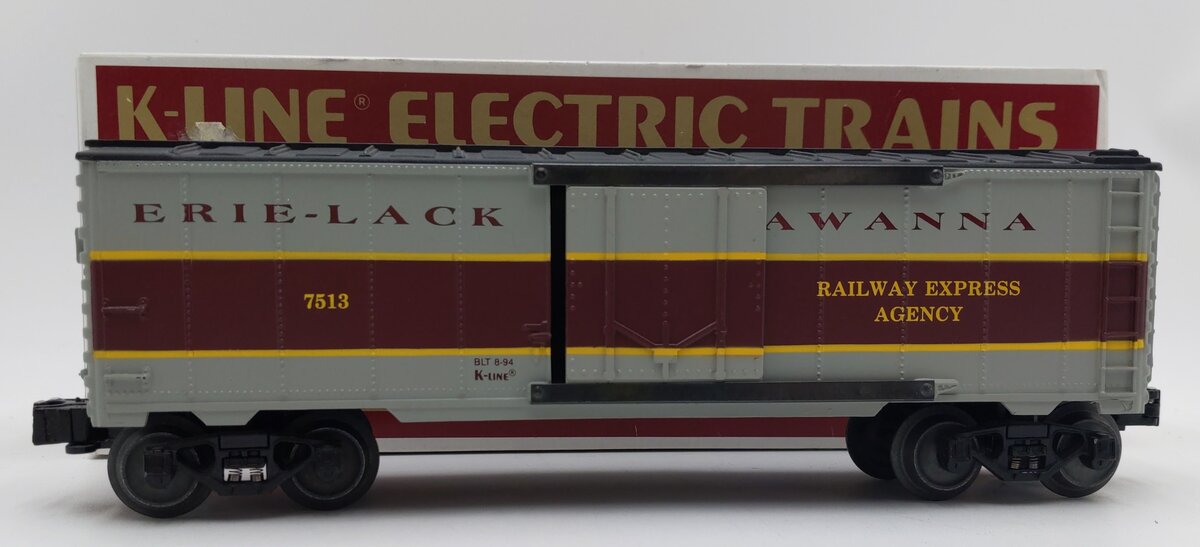 K-Line K-25-7513 O Erie Lackawanna Boxcar #7513 EX/Box