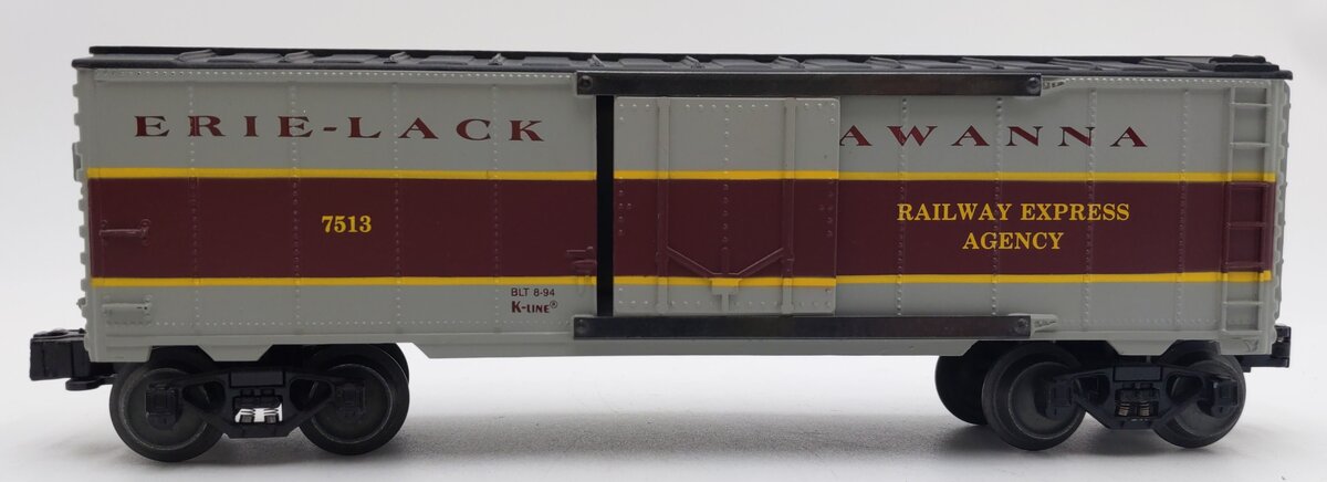 K-Line K-25-7513 O Erie Lackawanna Boxcar #7513 EX/Box