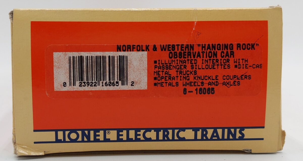 Lionel 6-16065 O Gauge Norfolk & Western 