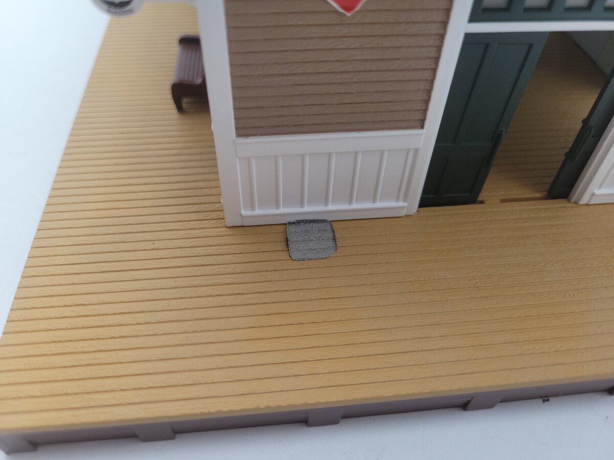 MTH 30-90302 O Gauge Tan/Green Country Passenger Depot VG/Box