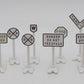Lionel 6-62180 O and O-27 Road Signs (Set of 14) EX/Box