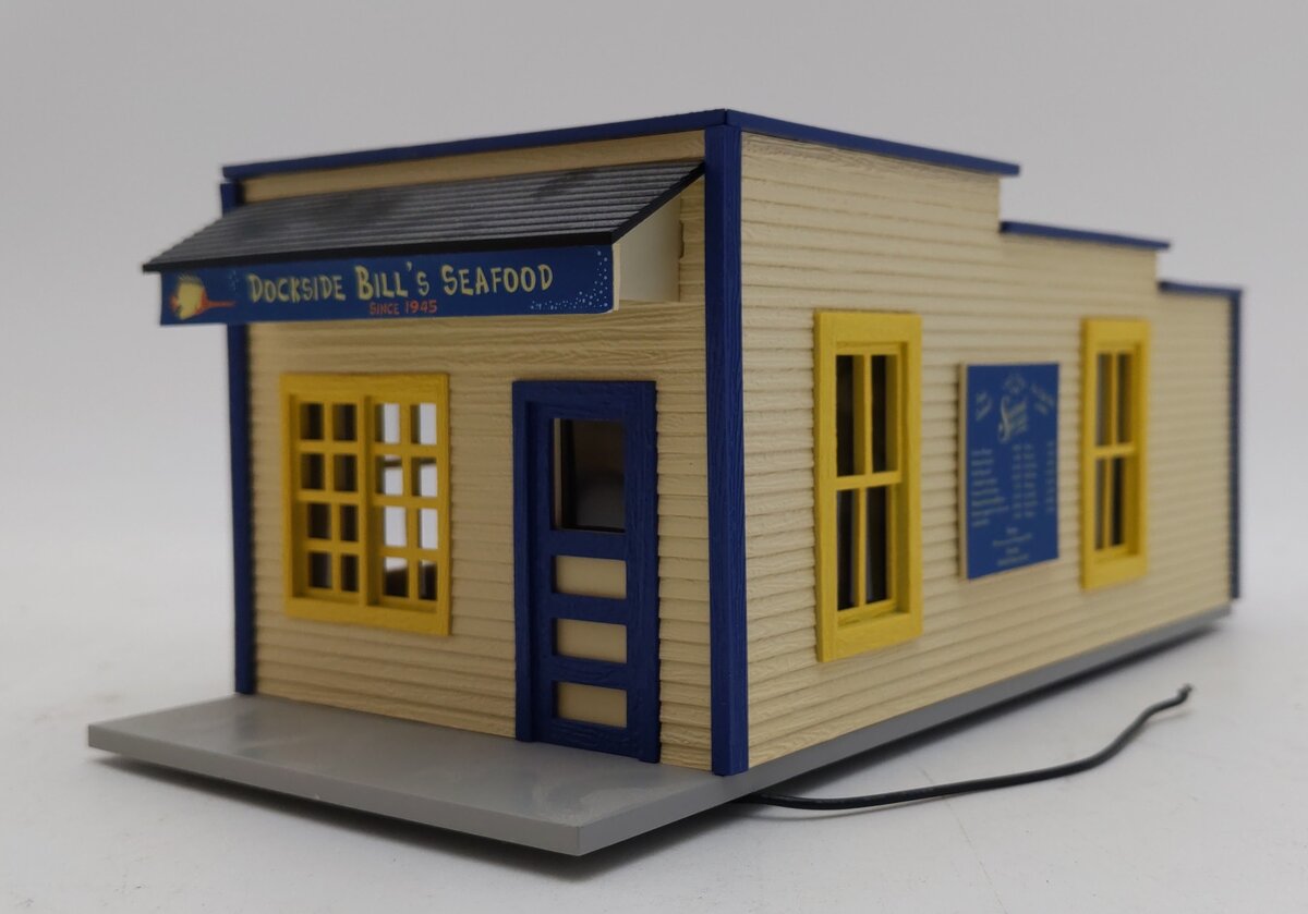 MTH 30-90296 O Gauge Dockside Bill’s Seafood Small Country Store EX/Box