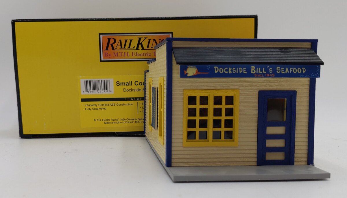 MTH 30-90296 O Gauge Dockside Bill’s Seafood Small Country Store EX/Box