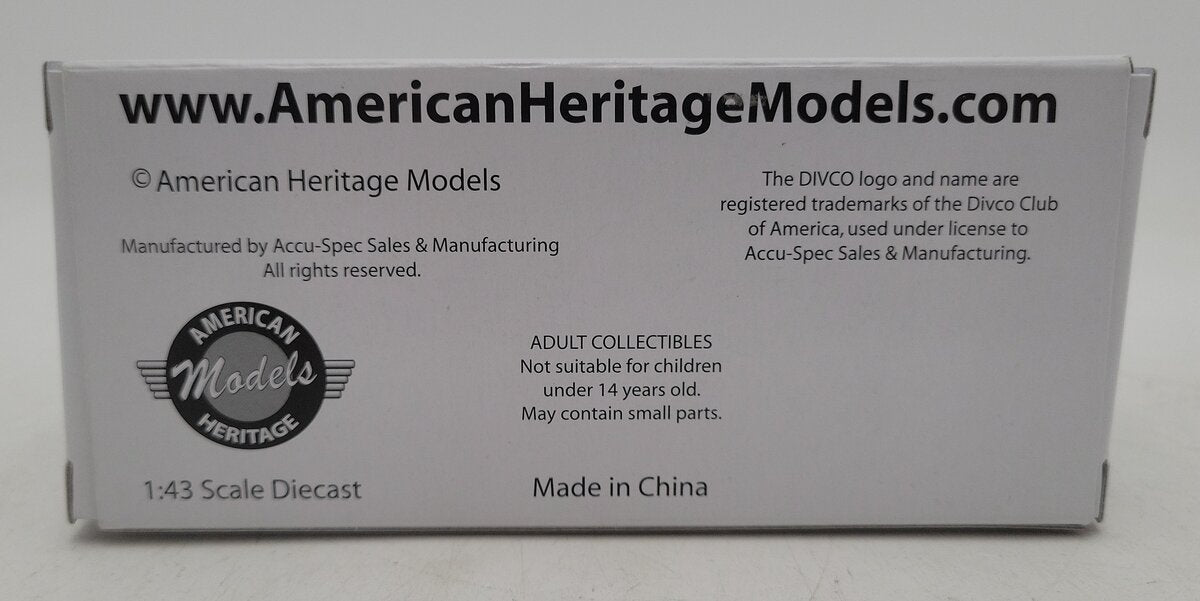 American Heritage 1:43 Diecast DIVCO Moose Pond Creamery Milk Delivery Truck VG/Box