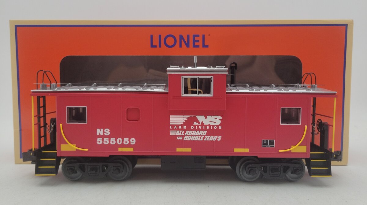 Lionel 6-85077 O Gauge Norfolk Southern Wide Vision Caboose with Camera #555059 LN/Box