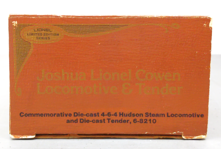 Lionel 6-8210 Joshua L Cowen 4-6-4 Steam Locomotive VG/Box