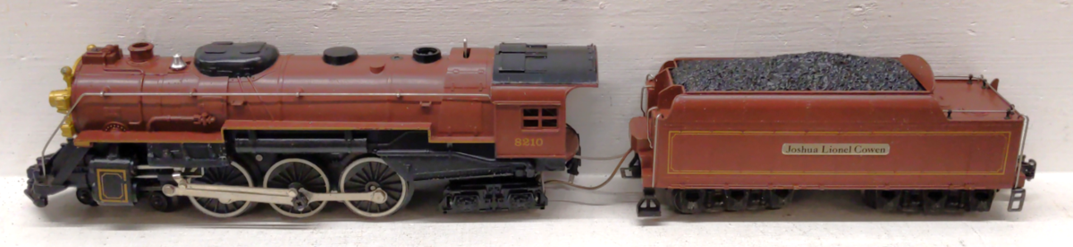Lionel 6-8210 Joshua L Cowen 4-6-4 Steam Locomotive VG/Box