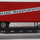 USA Trains 17011 G New England Transportation Piggyback Flatcar with Trailer EX