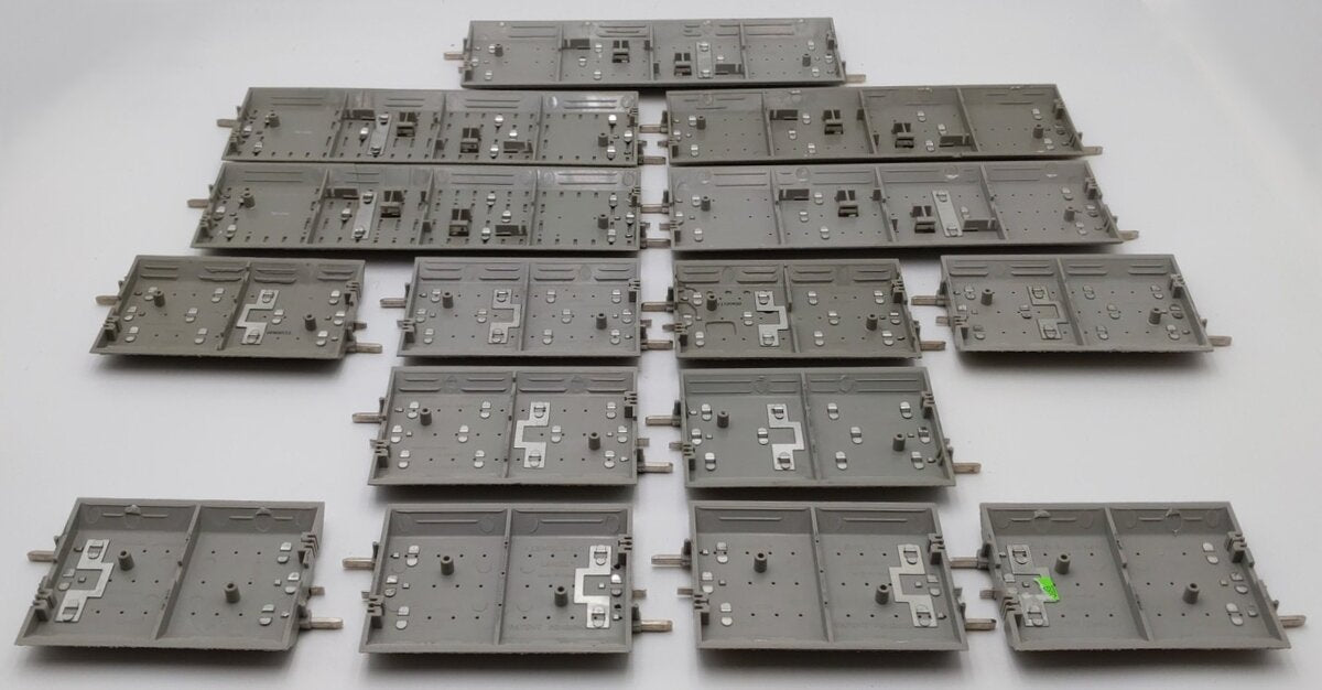 Lionel O Gauge Assorted Straight Fastrack Sections [15] VG