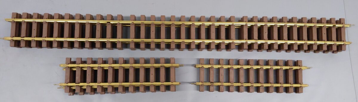 Lionel G Scale Assorted Straight Track Sections [8] EX