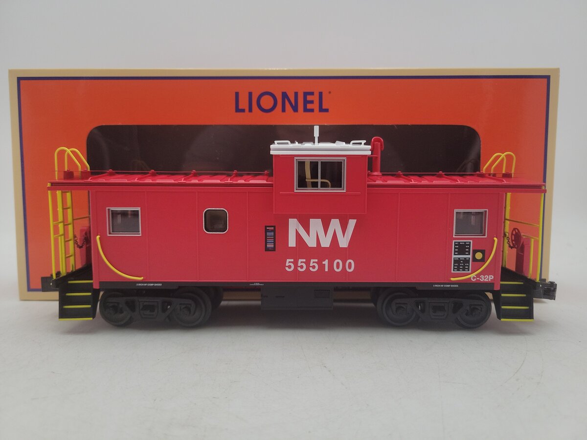 Lionel 1926950 O Norfolk & Western Extended Vision Cupolacam Caboose #555100 LN/Box