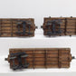 G Scale Assorted Custom Wooden Flatcars [3] EX
