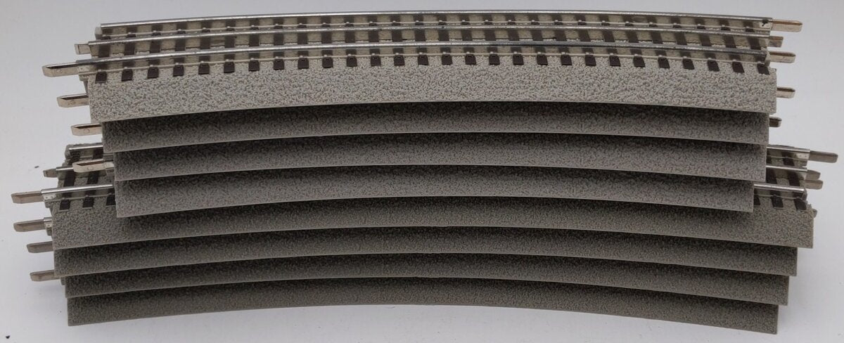 Lionel O Gauge Assorted Curved Fastrack Sections [8] VG