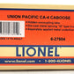 Lionel 6-27604 O Gauge Union Pacific CA-4 Illuminated Caboose with Smoke #3881 LN/Box