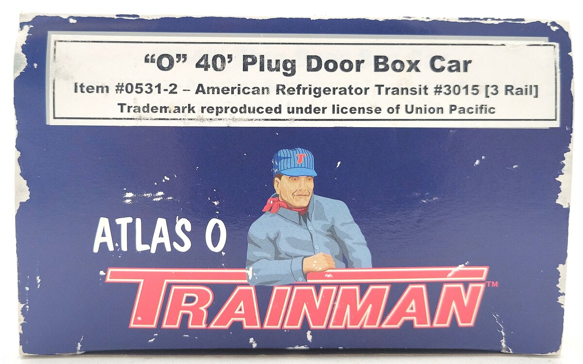 Atlas 0531-2 O Scale RFR 40' Boxcar (3 Rail) #3015 LN/Box