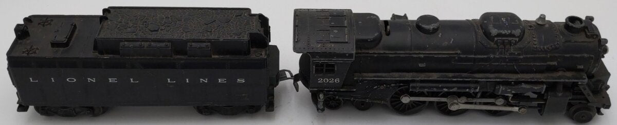 Lionel 2026 Vintage O 2-6-4 Diecast Steam Locomotive & 6026W Tender