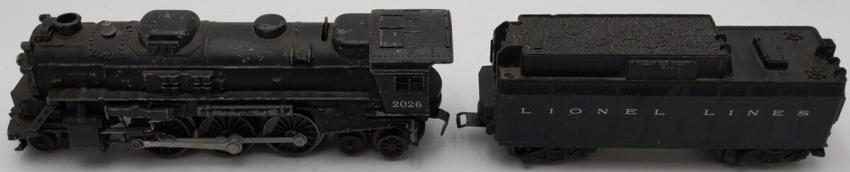 Lionel 2026 Vintage O 2-6-4 Diecast Steam Locomotive & 6026W Tender