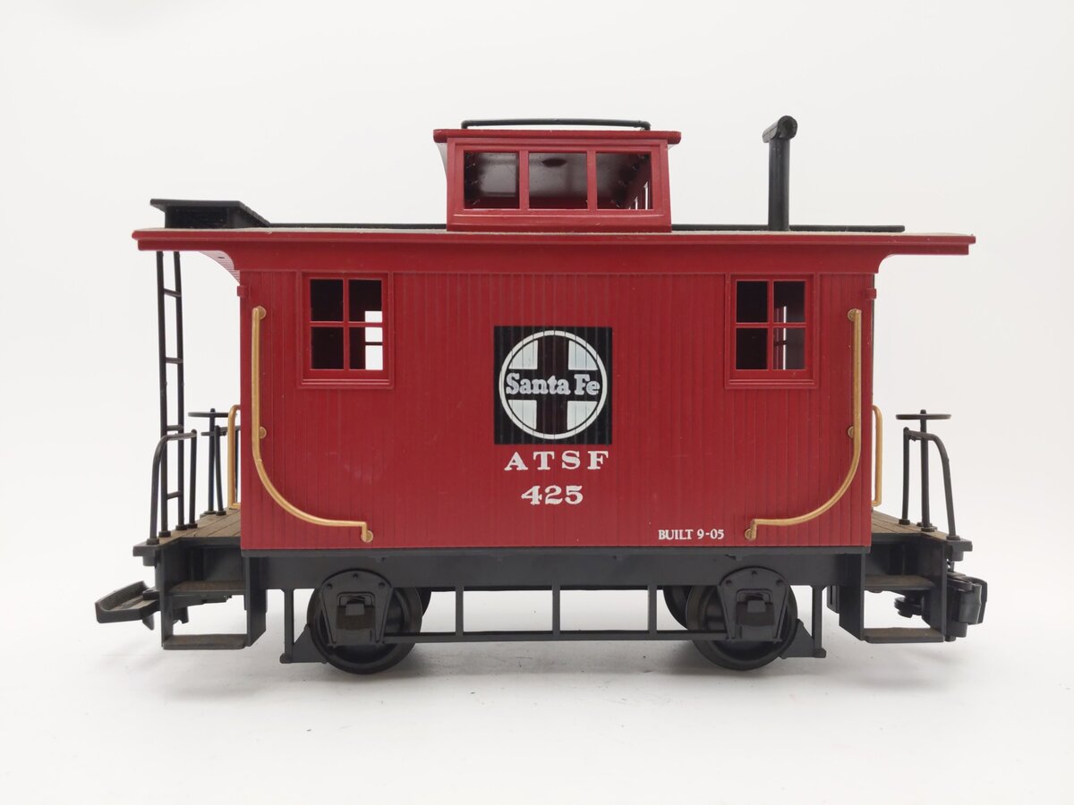 Bachmann 425 G Atchison Topeka and Santa Fe Bobber Caboose EX