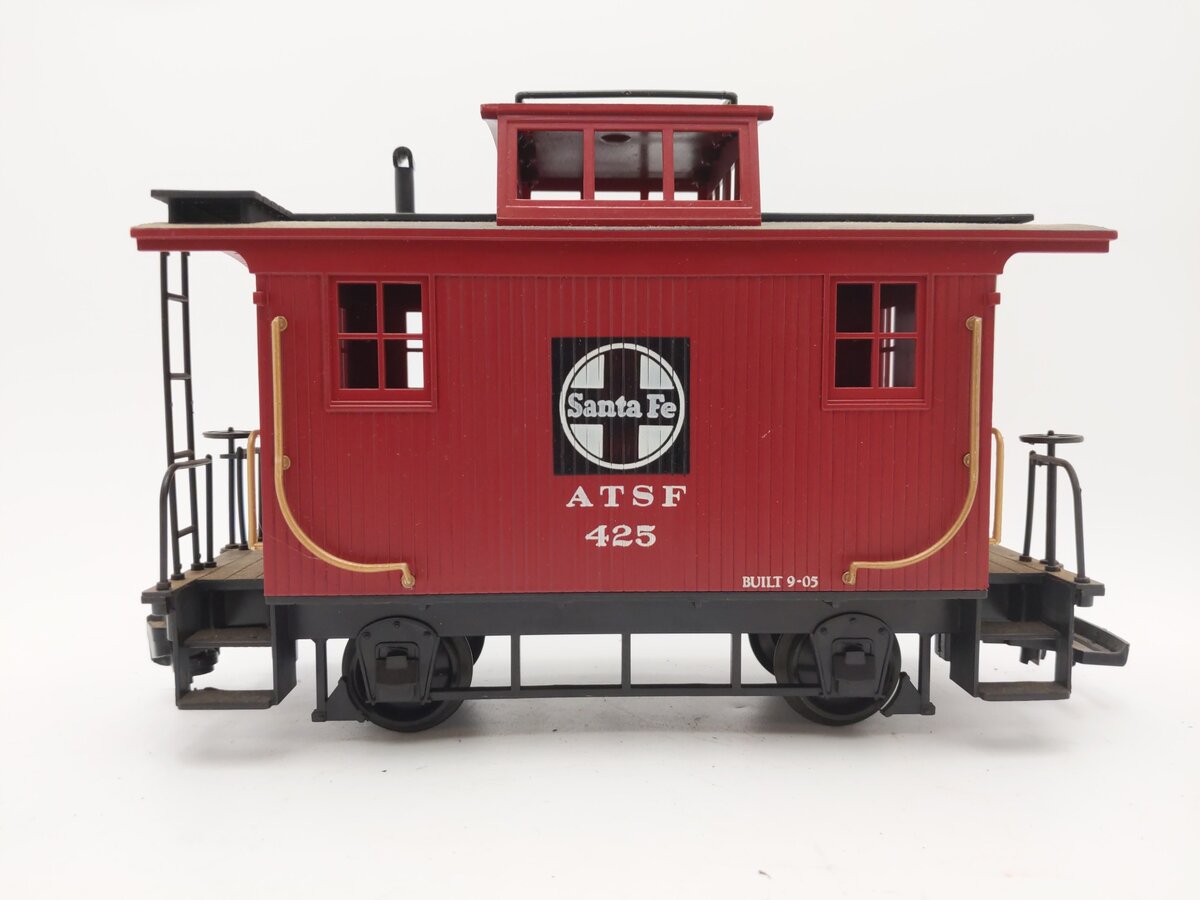 Bachmann 425 G Atchison Topeka and Santa Fe Bobber Caboose EX