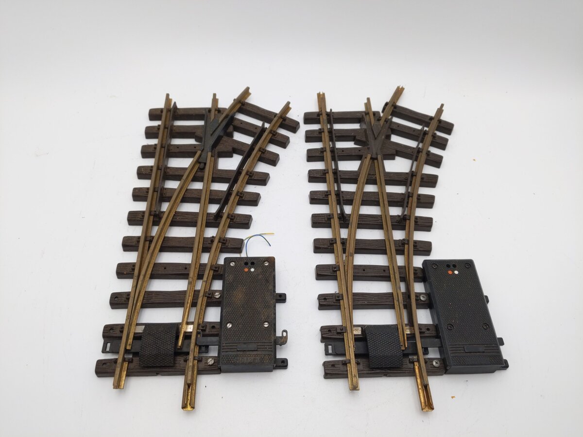 LGB 1205 G Scale 30° Right Hand Electric Switch Turnout [2] EX