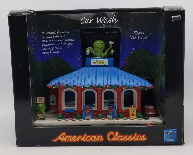American Classics Porcelain Super Car Wash with Lights & Sound EX/Box