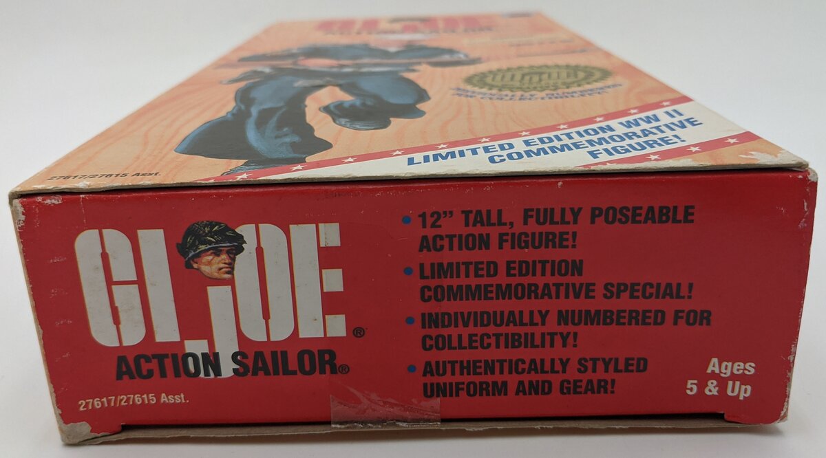 Hasbro GI Joe WWII 50th Anniversary Action Sailor 12" American Figure LN/Box