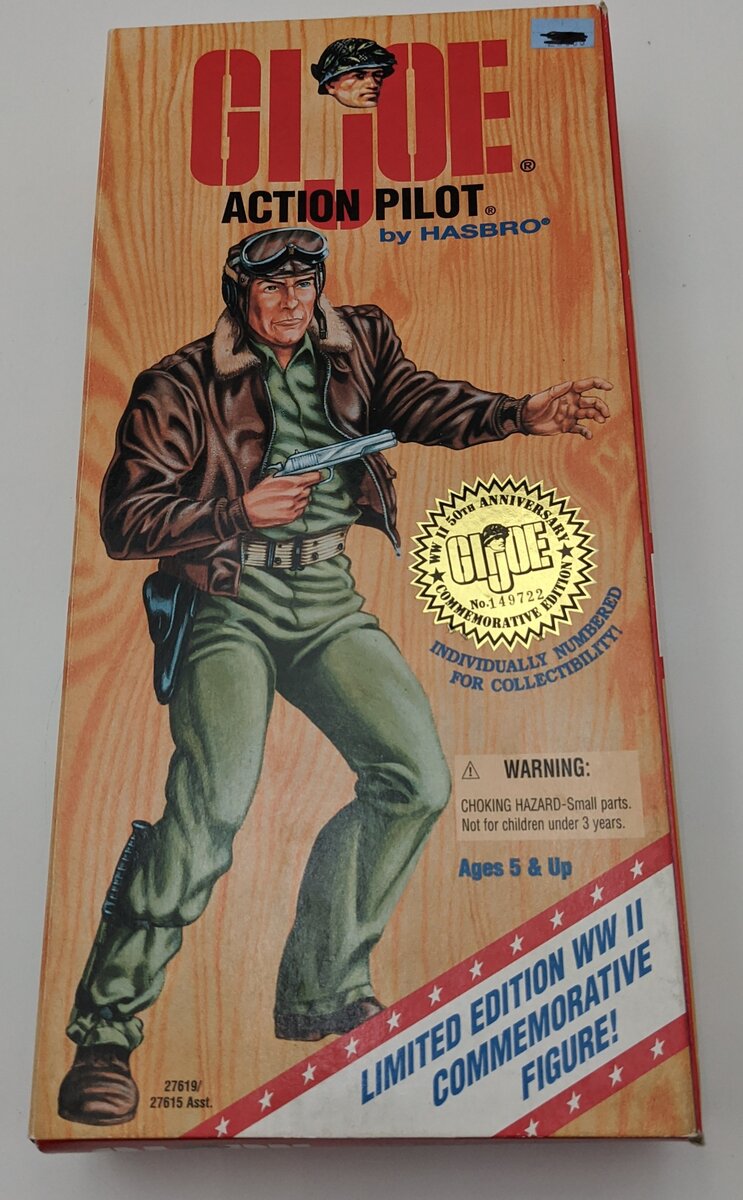 Hasbro GI Joe WWII 50th Anniversary Action Pilot LN/Box