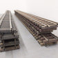 Gargraves S Gauge Tinplate 37" Wood Tie Straight Track Sections [10] VG