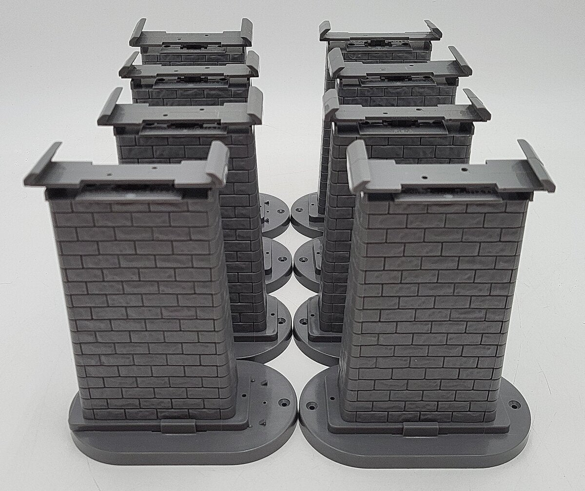 MTH 40-1134 O FasTrack Elevated Trestle Set (Set of 8) EX