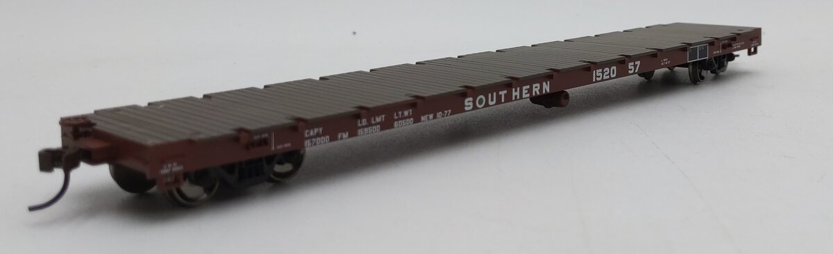 Athearn 92681 HO Scale Southern 60' Flat Car #152057 LN/Box