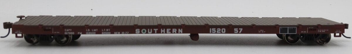 Athearn 92681 HO Scale Southern 60' Flat Car #152057 LN/Box