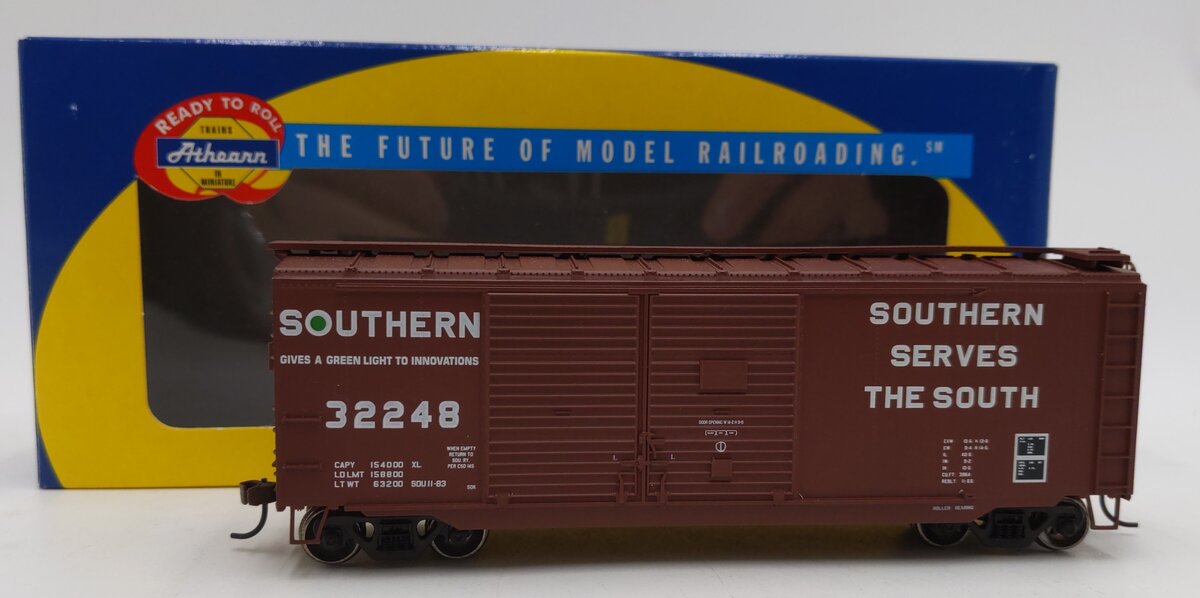 Athearn 70182 HO Scale SOU Double Door Box Car #32248 LN/Box