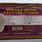 MTH 20-3036-1 O Gauge N&W 2-6-6-4 Class A Steam Locomotive & Tender w/PS1 #1218 EX/Box