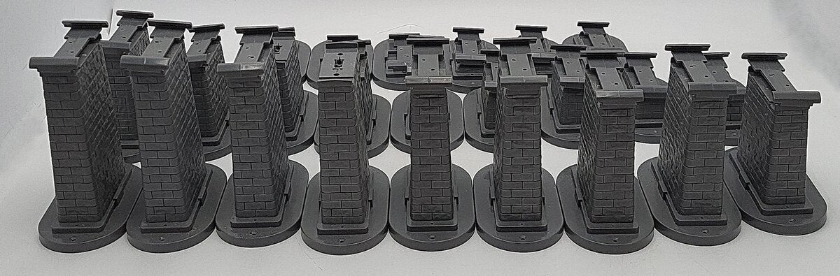 MTH 40-1135 O RealTrax Graduated Trestle System (Pack of 24) EX