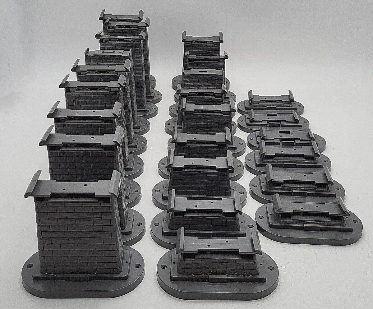 MTH 40-1135 O RealTrax Graduated Trestle System (Pack of 24) EX