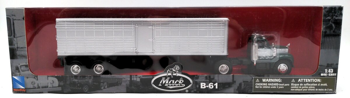 New Ray 16103 1:43 Mack B-61 Tractor Trailer EX/Box