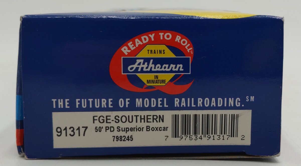 Athearn 91317 HO FGE-Southern 50' PD Superior Boxcar #798245 LN/Box