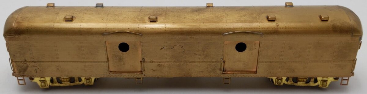 Custom NJ Brass PS-702 HO Scale Brass Pennsylvania Baggage Express Car VG/Box