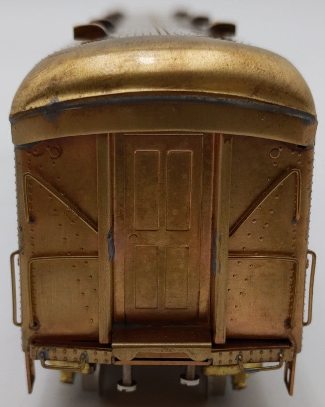 Custom NJ Brass PS-702 HO Scale Brass Pennsylvania Baggage Express Car VG/Box