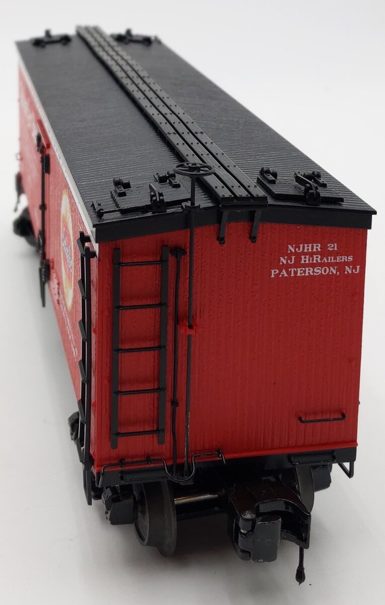 MTH 20-94425 O Scale Schaefer Beer 36' Woodsided Reefer Car #21 LN/Box