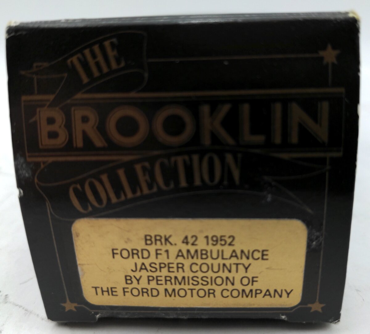 Brooklin Models BRK42 1:43 Jasper County Ford F1 Ambulance EX/Box