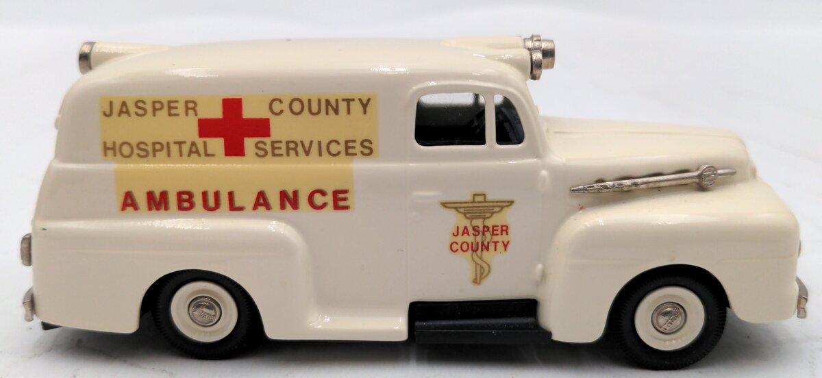 Brooklin Models BRK42 1:43 Jasper County Ford F1 Ambulance EX/Box