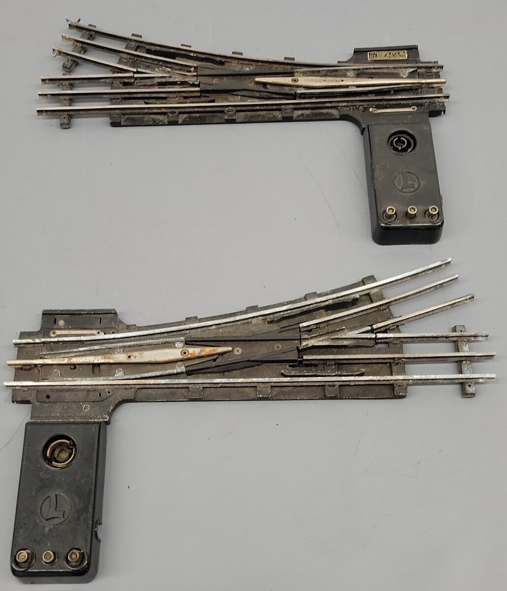 Lionel 731 Vintage O Prewar O72 T-Rail Remote Switch Pair