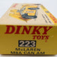 Dinky 223 Mclaren M8A Can AM VG/Box