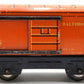 Marx O Gauge Prewar Baltimore & Ohio Orange Litho Boxcar #384299 VG
